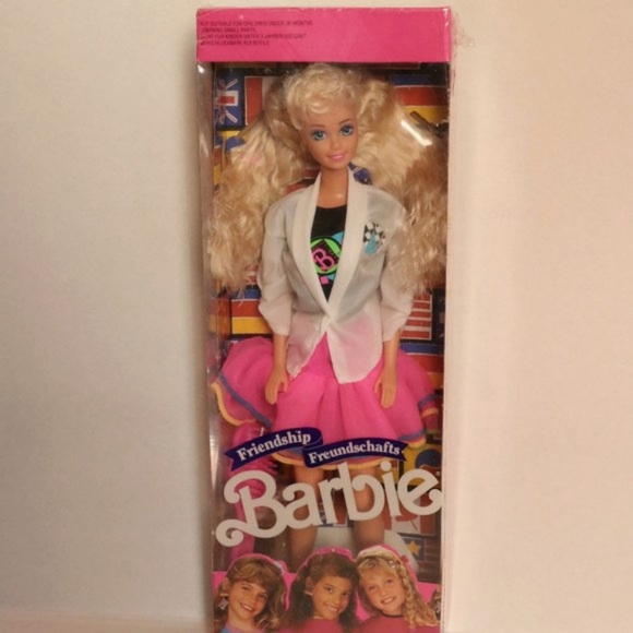 Brand New RARE Foreign Friendship 1990's Barbie Freunschefts Rare Import Doll - Picture 3 of 8